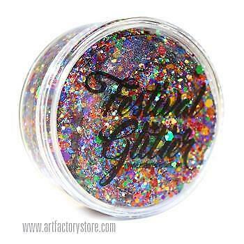 Festival glitter Regenboog Carnaval glitters unicorn uv, Hobby en Vrije tijd, Feestartikelen, Nieuw, Ophalen of Verzenden
