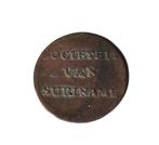 Suriname. Duit 1764 Societeit van Suriname (Zonder, Postzegels en Munten, Munten | Nederland