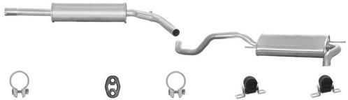 Complete uitlaat Einddemper + Middendemper Volkswagen Polo 1, Auto-onderdelen, Uitlaatsystemen, Nieuw, Verzenden