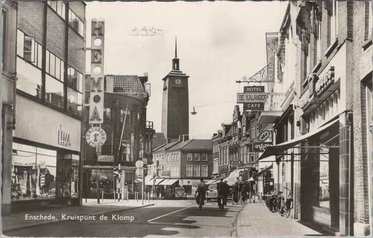 ENSCHEDE - Kruispunt de Klomp, Verzamelen, Ansichtkaarten | Nederland, Verzenden