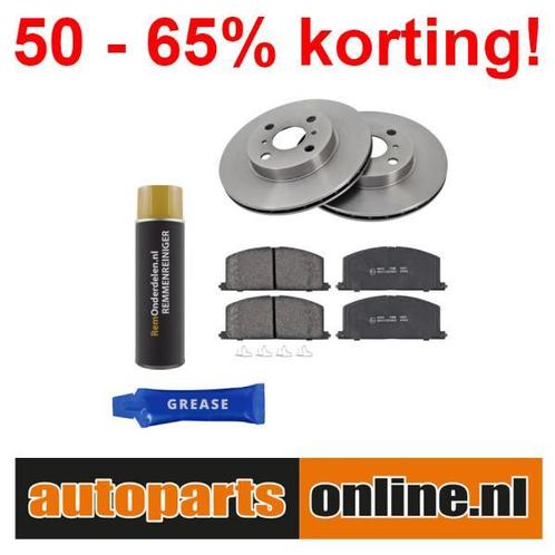 Remschijven + Remblokken Toyota Paseo voorzijde, Auto-onderdelen, Besturing, Nieuw, Toyota, Verzenden