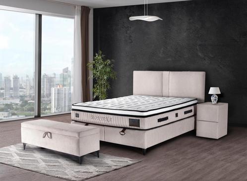 Boxspring Montana, Huis en Inrichting, Slaapkamer | Boxsprings, Nieuw, Tweepersoons, Verzenden