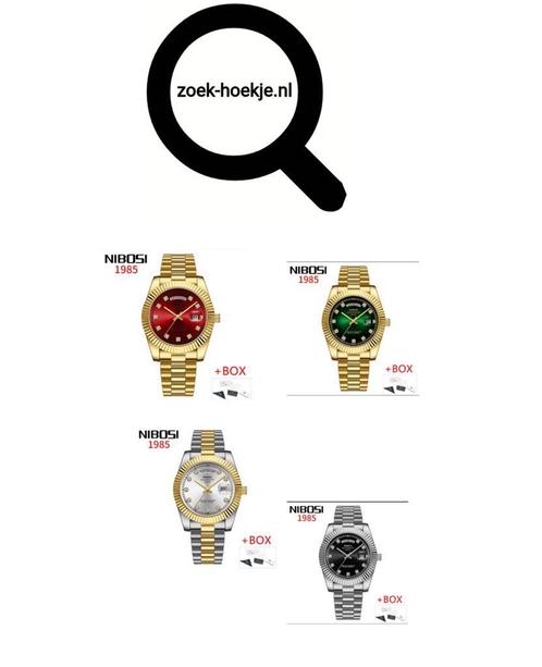 Heren Roestvrij Staal Waterdicht Lichtgevende Date Week Mode, Sieraden, Tassen en Uiterlijk, Horloges | Heren, Nieuw, Verzenden