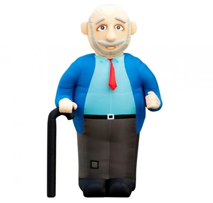 Abraham pop huren 3,5 meter – €35 per dag, Hobby en Vrije tijd, Feestartikelen | Verhuur, Abraham of Sarah, Nieuw, Ophalen