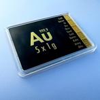 5 gram - Goud .999 - Valcambi, Switzerland, 5x1 Gramm, Postzegels en Munten, Edelmetalen en Baren