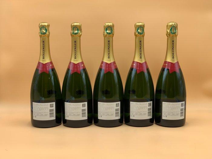 Bollinger, Spéciale Cuvée - Champagne Brut - 5 Flessen (0.75, Verzamelen, Wijnen