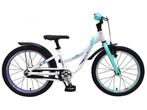 Volare Glamour Kinderfiets - Meisjes - 18 inch - Wit/Mint, Verzenden, Zo goed als nieuw