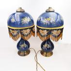 Tafellamp (2) - Glas, Metaal