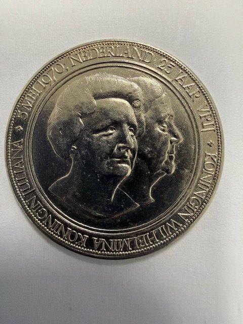 Nederland. Medal - 5 Mei 1970 - Nederland 25 Jaar Vrij -, Postzegels en Munten, Munten en Bankbiljetten | Toebehoren