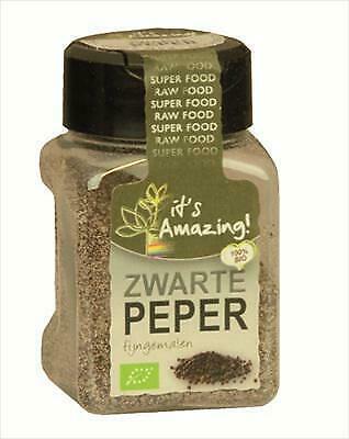 it’s Amazing Gemalen Zwarte Peper Fijn bio 37g, Hobby en Vrije tijd, Theezakjes