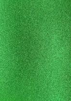 Eazycraft - Glitterpapier A4 - Groen (5st), Verzenden, Nieuw