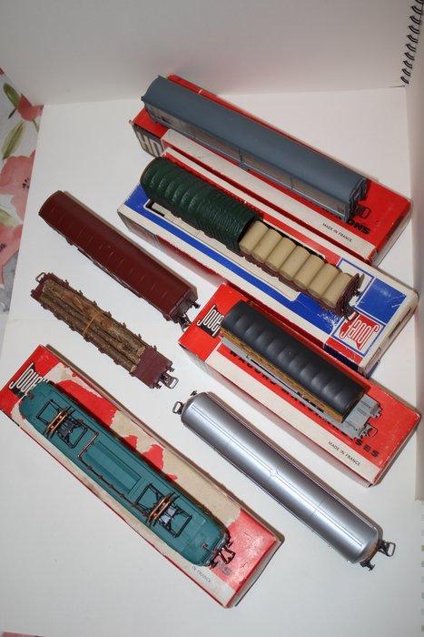 Jouef H0 - 8445/6730/6753/665/6531/655/6511 - Treinset (7) -, Hobby en Vrije tijd, Modeltreinen | H0