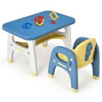 LIVSK Dinosaurus Kindertafel en Stoel Set - HDPE - Ergonomis, Kinderen en Baby's, Verzenden, Nieuw
