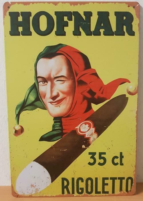 Reclamebord 'Hofnar', Verzamelen, Merken en Reclamevoorwerpen, Nieuw, Verzenden