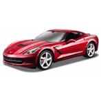Modelauto Chevrolet Corvette rood 1:43 - Modelauto, Ophalen of Verzenden, Nieuw