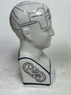 Beeld, frenologiehoofd J.N.Fowler - 29 cm - Keramiek, Antiek en Kunst
