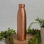 Puur koperen waterfles mat gepolijst ± 950 ml (zware, Ophalen of Verzenden, Nieuw