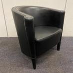 Design Moroso Rich fauteuil, van Antonio Citterio, zwart, Huis en Inrichting, Fauteuils, Gebruikt, Leer, Ophalen of Verzenden