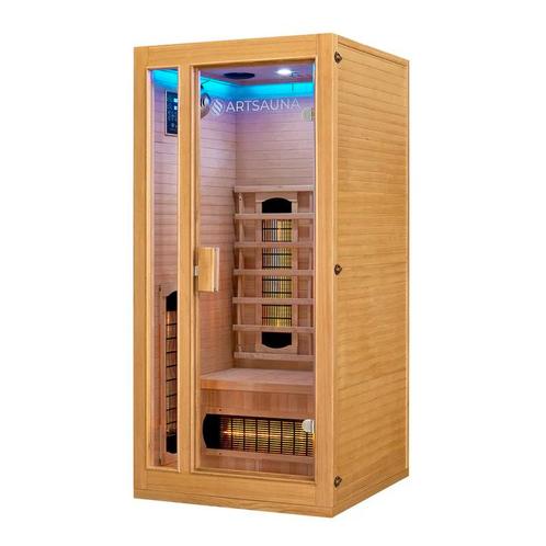 Infraroodcabine Nyborg S90V - 90x90x190 cm - Dubbele Technol, Sport en Fitness, Sauna, Nieuw, Verzenden