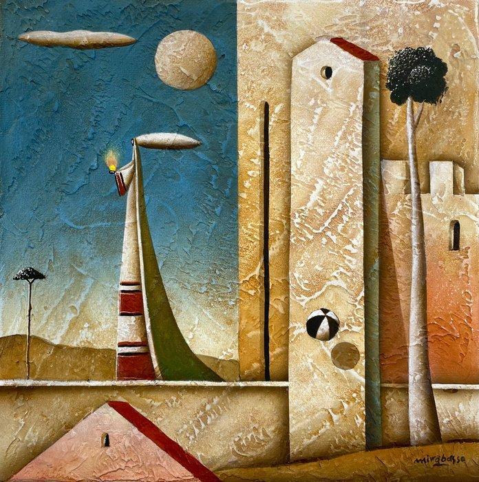 Carlo Mirabasso (1959) - The hope, Antiek en Kunst, Kunst | Schilderijen | Modern