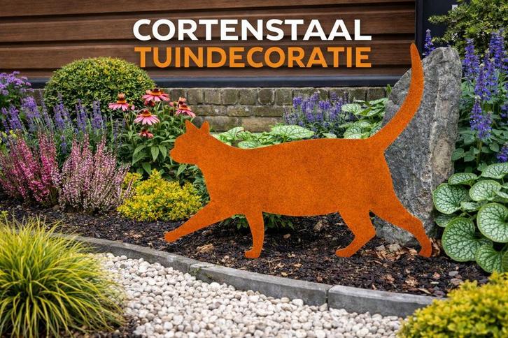Tuinrpikker Poes, Huis en Inrichting, Woonaccessoires | Wanddecoraties, Nieuw, Verzenden