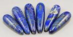 Lapis Lazuli met sterk gouden pyriet natuur Handpalm Massage