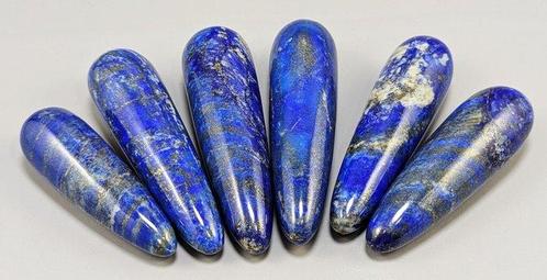 Lapis Lazuli met sterk gouden pyriet natuur Handpalm Massage, Verzamelen, Mineralen en Fossielen