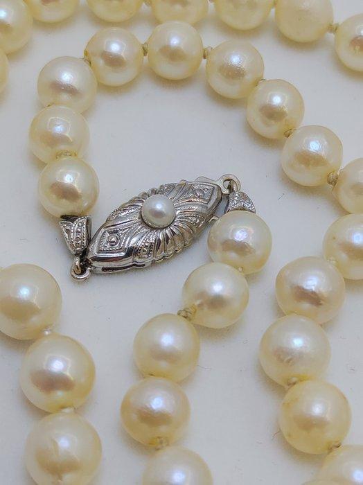 Zonder minimumprijs - Kralensnoer - 14 karaat Geel goud,, Sieraden, Tassen en Uiterlijk, Antieke sieraden