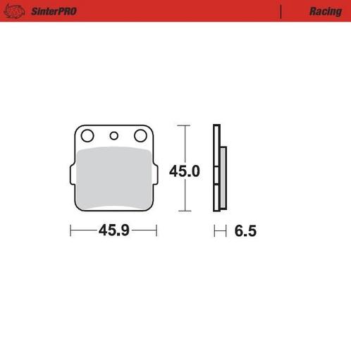Moto Master Sintered Metal Achter remblokken SinterPro 09101, Motoren, Onderdelen | Merk-onafhankelijk, Ophalen of Verzenden