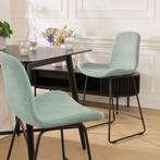 Nolon Nino barkruk | Groen | Gestoffeerd | Kookeilandkruk, Huis en Inrichting, Barkrukken, Verzenden, Nieuw, Metaal, 90 cm of meer