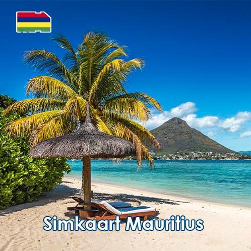 Data Simkaart Mauritius - 3GB, Telecommunicatie, Prepaidkaarten en Simkaarten, Ophalen of Verzenden