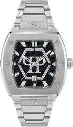 Philipp Plein PWPUA0725 Hexagon Phantom horloge, Sieraden, Tassen en Uiterlijk, Overige merken, Staal, Staal, Verzenden