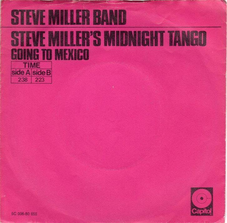 Steve Miller Band - Steve Millers Midnight Tango + Goin..., Cd's en Dvd's, Vinyl Singles