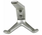 Kapstokhaak Aluminium dubbel, Huis en Inrichting, Woonaccessoires | Kapstokken, Ophalen of Verzenden, Nieuw