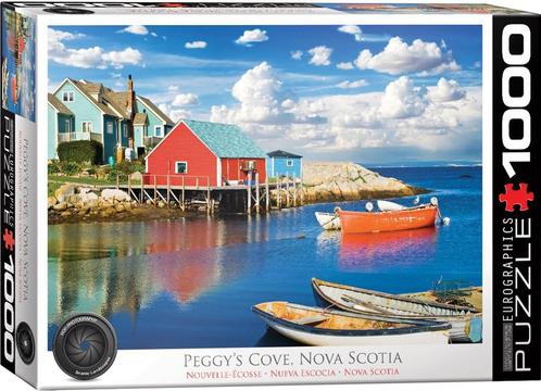 Peggys Cove Nova Scotia Puzzel (1000 stukjes) |, Hobby en Vrije tijd, Denksport en Puzzels, Nieuw, Verzenden