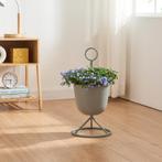 Plantenstandaard Alphen 1 bloempot 48x23 cm grijs [en.casa], Verzenden, Nieuw