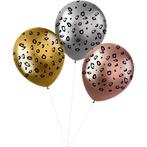 Ballonnen Panter 33cm 3st, Verzenden, Nieuw