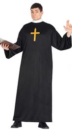 Priester Kostuum Zwart, Kleding | Heren, Carnavalskleding en Feestkleding, Verzenden, Nieuw