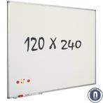 Whiteboard 120x240 cm - Magnetisch, Ophalen of Verzenden, Nieuw