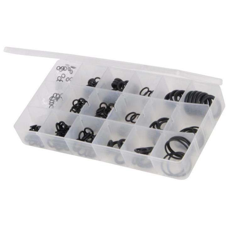Fixman O-ringen assortiment - rubber - 3 tot 22 mm - 225-..., Doe-het-zelf en Verbouw, IJzerwaren en Bevestigingsmiddelen, Nieuw