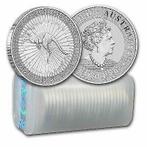 Actie: 25 stuks zilveren 1 ounce Kangeroo, Postzegels en Munten, Edelmetalen en Baren, Zilver