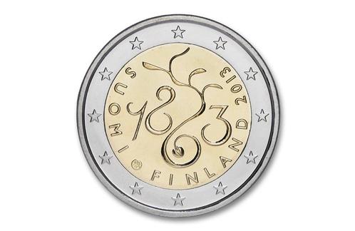 2 euro 150 jaar Fins Parlement 2013 - Finland, Postzegels en Munten, Munten | Europa | Euromunten, Verzenden
