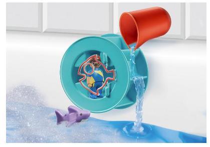 Playmobil 1.2.3-Aqua 70636 WaterWervelRad met BabyHaai, Kinderen en Baby's, Speelgoed | Playmobil, Nieuw, Ophalen of Verzenden