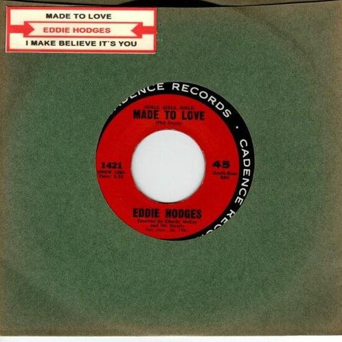 Eddie Hodges - Made to love + I makew believe its you (V..., Cd's en Dvd's, Vinyl Singles, Verzenden