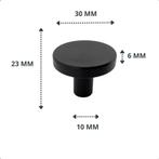 Deurknop Harbor Zwart, Verzenden, Nieuw