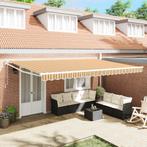 vidaXL Inklapbaar Zonnescherm Meerkleurig 500x300 cm Stof, Tuin en Terras, Zonneschermen, Verzenden, Nieuw