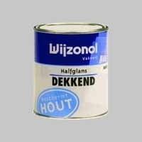 5 x Wijzonol Halfglans DEKKEND Mergelwit 9138 - 0,75 Liter, Doe-het-zelf en Verbouw, Verf, Beits en Lak, Nieuw, Verzenden