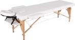 Massagetafel - inklapbaar - 2 secties - 185x70cm - hout -..., Ophalen of Verzenden, Nieuw