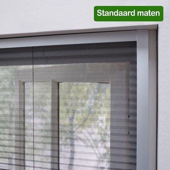 2dekans | Bruynzeel S500 Plissé Raamhor – 123 × 155 cm – Wit, Doe-het-zelf en Verbouw, Deuren en Horren, Zo goed als nieuw, Ophalen of Verzenden