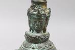 Bronzen Vajra-tempelbel – Majapahit-stijl – 21,5 cm - Brons, Antiek en Kunst, Kunst | Niet-Westerse kunst